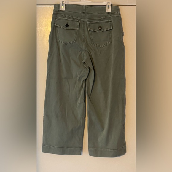 SPANX Stretch Twill Cropped Wide Leg Pants - Picture 10 of 10
